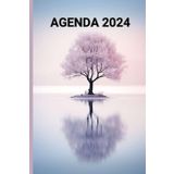 AGENDA 2024 ARBRE: Agenda de poche Arbre reflet sur l'eau