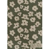 Agenda 2025 2026: Fleurs Vert Kaki | Semainier (1 semaine sur 2 pages) | Format A5 | 15x21 cm | Planning hebdomadaire vertical | Août 2025 – Juillet ... Colonnes & horaires | Femme & maman organisée
