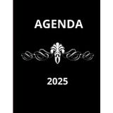Agenda 2025 de tapa blanda, color blanco y .: "Simplifica tu vida, prioriza lo importante y alcanza el equilibro"
