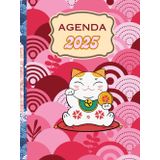 Agenda 2025 Maneki-Neko - Agenda anual//BloomDreams//1 día por página-381 páginas- Incluye calendario al principio de la agenda- Suerte y prosperidad ... en cada página//Diseño a color premium