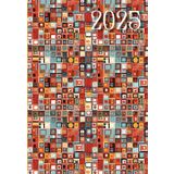 Agenda 2025 – Pianificazione Settimanale con Design Elegante: Copertina esclusiva con motivo astratto e formato comodo per ogni giorno.