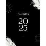 Agenda 2025: Planificador diario, semanal y mensual (8.5x 11 pulgadas). Tapa blanda,12 meses: El arte del blanco y cobra vida en cada página. ... espacios para transformar tus metas en logros