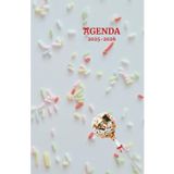 Agenda Adulte 2025-2026 - Thème bonbon-Sucette-Vermicelle multicolore (12.85x19.84 cm) 1 page pour 2 jours