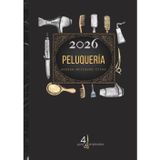 Agenda citas peluquería 2026 4 empleados: Libro de citas peluquería, barbería y estilista. Dietario 2025 dia por pagina por horas (intervalos de 15/30/60 minutos) A4