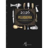 Agenda citas peluquería 2026 4 empleados: Libro de citas peluquería, barbería y estilista. Dietario 2026 dia por pagina por horas (intervalos de 15/30/60 minutos) Tapa dura A4