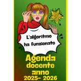 Agenda del docente 2025-2026: Diario settimanale con comodi inserti per appuntare gli impegni scolastici, argomenti delle lezioni, programmazioni, progetti, verifiche e tanto altro