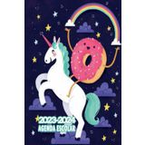 Agenda Escolar 2023-2024: Unicornio, Organiza y maximiza tu rendimiento con esta completa agenda escolar para el año académico 2023-2024 (Spanish Edition)