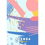 AGENDA GIORNALIERA DOCENTE 4 CLASSI NON DATATA SCUOLA SECONDARIA - COPERTINA SCRIBBLE: Include Planning annuale, Orario, Impegni, sezioni per Voti, Mappa posti, Colloqui