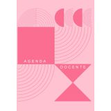 AGENDA GIORNALIERA DOCENTE 6 CLASSI NON DATATA SCUOLA SECONDARIA - COPERTINA RETRO PINK: Include Planning annuale, Orario, Impegni, sezioni per Voti, Mappa posti, Colloqui