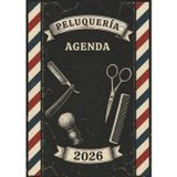 Agenda Peluquería 2026: Libro de Citas para Peluqueria con Fecha y por Horas, Dia por Pagina 4 Empleados | Intervalo de 30 Minutos de 7:00 a 22:30 (4 Columnas) y Calendario de Mes Corriente A4