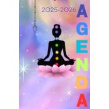 Agenda scolaire journalier 2025-2026-Méditation-Yoga-Chakras-Spiritualité-Energie-Equilibre (12.85x19.84 cm) 1 page par jour
