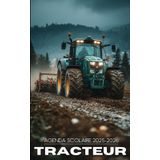 Agenda Scolaire TRACTEUR 2025-2026: Planificateur Journalier 1 Page par Jour pour Élèves et Étudiants | Primaire, Collège, Lycée | Garçon ou Fille Fans de Tracteurs | 6 Mandalas et Citation