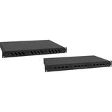 Ager 12Port Ag-Fo01u12scd-Dg-B44-Bsc-01U Fiber Optik Kutu Siyah