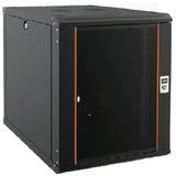 Ager 12U 600X600mm Dikili Tip Siyah Kabinet Agena Ag-An12u6060s1-Cfaa