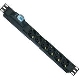 Ager 6XDIN49440 Soketli Schuko Grup Priz, 19'' 1u, Pvc Gövdeli Ce Onaylı