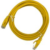 AGER AC-602-030 3 mt UTP Cat6 Sarı CU LSZH AWG 26/7 Patch Kablo