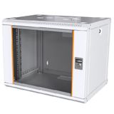 AGER AG-AN09U6060B1 Beyaz 9U 600x600 mm Duvar Tipi Kabinet
