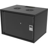 AGER AG-SH12U5440S1 Siyah 12U 540x400 mm Duvar Tipi Kabinet