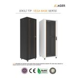 AGER Vega Base 42U W=800mm D=1000mm 19'' Dikili Tip Kabinet