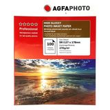 AgfaPhoto Parlak 5r Inkjet Fotoğraf Kağıdı 13 x 18 cm 270 Gram