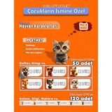 Agg Reklam Kedi PP Etiket İsme Özel Hobi - Okul Seti 170 Adet