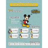 Agg Reklam Mickey Mouse Kuşe Etiket İsme Özel Hobi - Okul Seti 170 Adet
