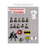AGG Reklam Ütü ile Yapışan Kıyafet Etiketi Batman 15li Set