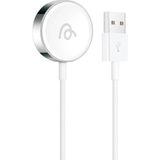 Aggiy Apple Watch Uyumlu Manyetik USB Watch Şarj Aleti - Beyaz
