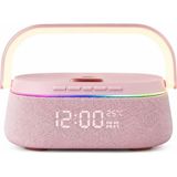 Aggiy Zenith Soundmag Kablosuz Şarj Standı , Bluetooth Hoparlör - Pembe
