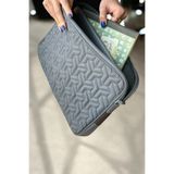 Aggu Bebe iPad Air Pro & Matepad & Galaxy & Tablet Kılıfı 11" - 12'' İnç Uyumlu Kapitoneli Omuz Askılı