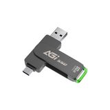 Agi Agı ED138 Pro SSD Harici 1 Tb Disk SSD Taşınabilir, Cle USB 3.2 Gen 2 Jusqu'à 550 Mo/s 2'si 1 Arada Otg Pc, Mobil Cihazlar, Fotoğraflar, Videolar, MacBook Pro, Air Çift Usb-A ve Usb-C