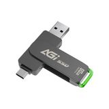 Agı Ed138 Pro Ssd Harici 1 Tb Disk Ssd Taşınabilir, Cle Usb 3.2 Gen 2 Jusqu'à 550 Mo/S 2'Si 1 Arada Otg Pc, Mobil Cihazlar, Fotoğraflar, Videolar, Macbook Pro, Air Çift Usb-A Ve Usb-C