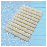 Ağır Hizmet Tipi ABS Havuz Drenaj Izgarası - İç/Dış Mekan Kullanımı için 30 x 100 cm Çok Dolu Izgara, 8 Parça Set, Etkili Yönetim için Kesit Yol Oluk Izgarası
