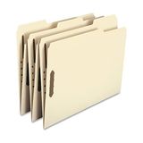 Ağır Kilit Dosya Klasör, 2 Vida, 1/3-Cut Tab, Size, Manila, Kutu Başına 50 (14600) - Abanoz - Option-1