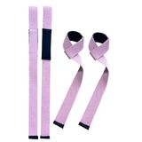Ağırlık Kaldırma Kayışı Halter Strap, Fitness, Crossfit, Ağırlık Kaldırma Kayışı/Lifting Deadlift (Pembe)
