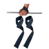 Ağırlık Kaldırma Kayışı Halter Strap, Fitness, Crossfit, Ağırlık Kaldırma Kayışı/Lifting Deadlift (Siyah-Füme)