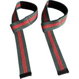 Ağırlık Kaldırma Kayışı Wrist Strap Fitness Crossfit Halter Kayışı / Lifting Straps / Deadlift Çekme - Standart - Yeşil