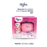 AGISS Boncuk Soyulabilir Inci El Ağdası Isıtıcı Set 220 gr