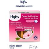 Agiss Cezve Sir Ağda 100Gr Tüm Ciltler İçin Vitamin E İçeren Doğal Kiraz Çiçeği Özelliği