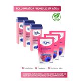 AGISS Hassas Ciltler İçin Roll-On Ağda ve Boncuk Ağda Seti-3’lü Pudralı Roll-On + 3’lü Pudralı Boncuk Ağda