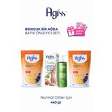 AGISS Normal Ciltler Için 2 Adet Boncuk Sir Ağda, Tüy Azaltıcı Batık Önleyici Solüsyon 150ml