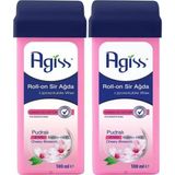 Agiss Roll-On Sir Ağda 100 ml Pudralı Hassas Ciltler İçin 2 Adet Etkili Tüy Dökücü