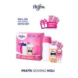 AGISS Roll-on Sir Ağda Isıtıcı Set, Ağda Isıtıcı Makine, Normal Ciltler Için Roll-on Sir Ağda, 2 Mt Bez