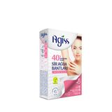 Agiss Sir Ağda Bantları 40'lı Ekonomik Paket (Yüz - Koltuk Altı - Bikini)