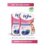 AGISS Sir Yüz Ağda Bandı 28'li Normal Ciltler 2'li Set