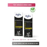 AGISS Tüy Dökücü Krem Men 100Ml Göğüs,Sırt,Kol Ve Bacak 2'Li Özel Set
