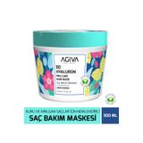 Agiva 8d Hyaluron Kuru ve Mat Saçlar İçin Yoğun Nemlendirici, Güçlendirici Saç Bakım Maskesi 300 ml – Vegan