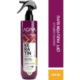 Agiva Argan Oil Elixir Onarıcı ve Isı Koruyucu ve Çift Fazlı Fön Suyu - 400 ml - Vegan - UV Filter - 000
