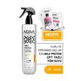 Agiva Care&Beauty 400 ml Milk Protein Onarıcı Besleyici ve Isı Koruyucu Çift Fazlı Fön Suyu