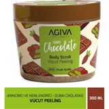 Agiva Dubai Çikolatası Arındırıcı Nemlendirici Pürüzsüzleştirici Aha Meyve Asitli 300 ml Vücut Peeling